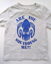 Load image into Gallery viewer, Are you Squidding Me? T-shirt with glitter design