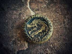 Here Be Dragon, cast bronze