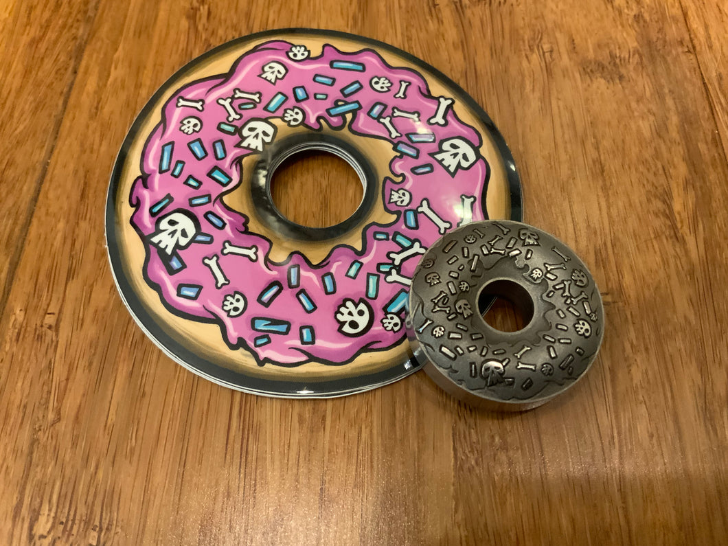 Deathnut, a Deathly Donut Vinyl Sticker