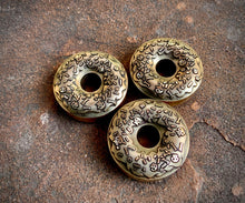 Load image into Gallery viewer, Deathnut, a Deathly Doughnut in Brass